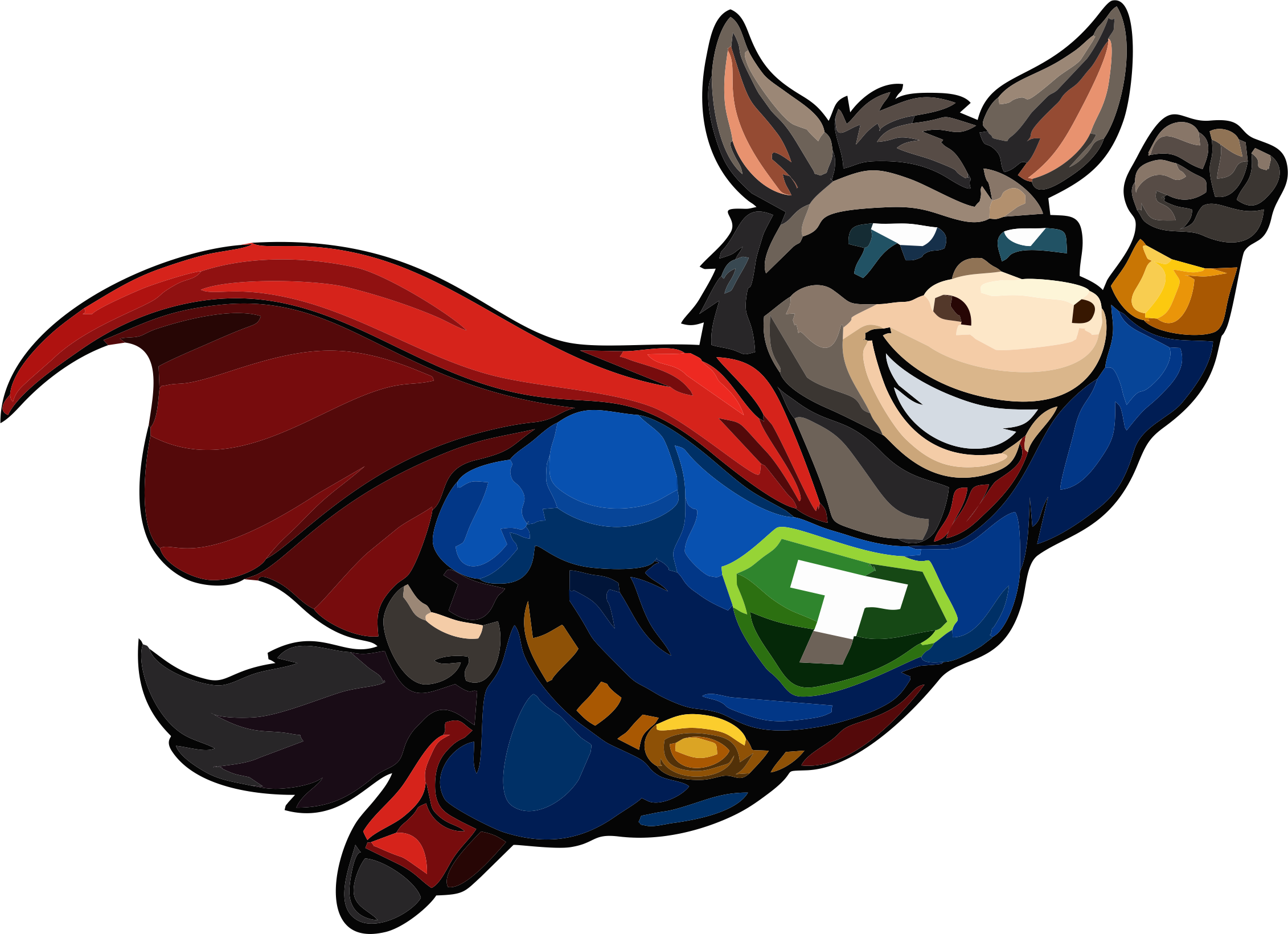 Flying Donkey Character